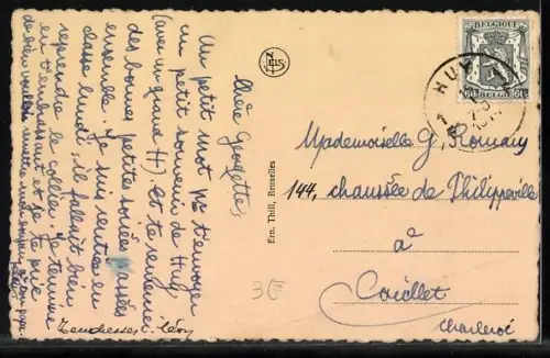 AK Huy, Blick auf die Brücke