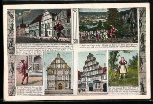 AK Hameln, Der Rattenfänger von Hameln, Rattenkrug