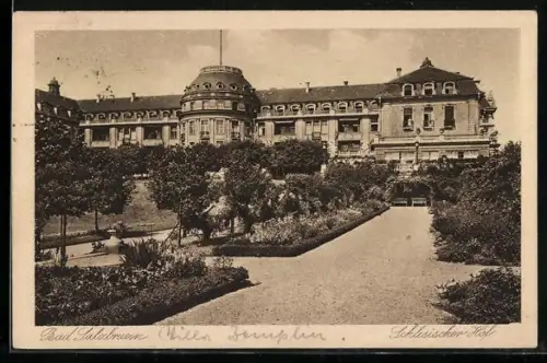 AK Bad Salzbrunn, Schlesischer Hof