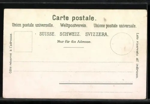 AK Bern, Partie an der Kirchenfeldbrücke