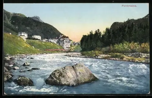 AK Pontresina, Partie am Fluss