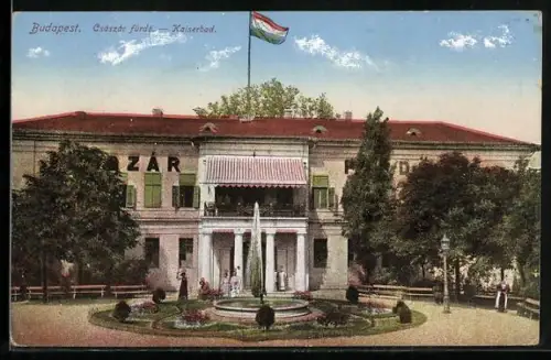 AK Budapest, Császár fürdö, Kaiserbad