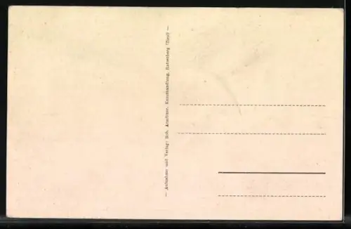 AK Rattenberg, Ortspartie mit Geschäften