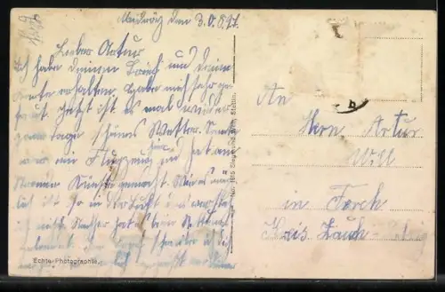 AK Misdroy, einsame Ruderpartie auf dem Jordansee