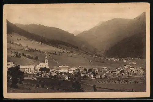 AK Reit im Winkl, Panoramaansicht mit Entfelden