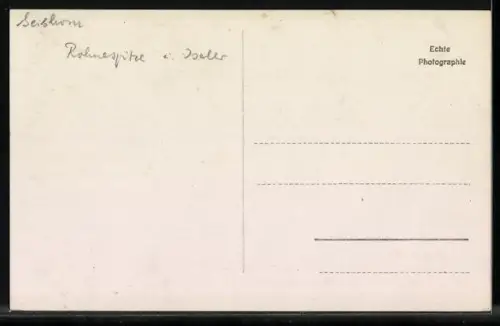 AK Grän, Ortsansicht mit Kirche und Geishorn