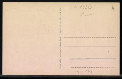 AK Tannheim /Tirol, Ortsansicht mit Gebirgspanorama