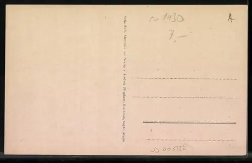 AK Grän /Tirol, Blick zum Ort