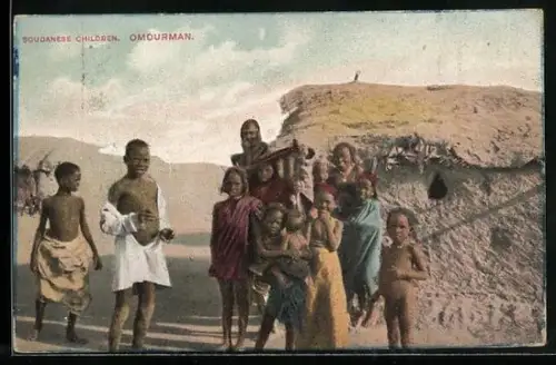 AK Omdurman, Soudanese Children, Afrikanerkinder
