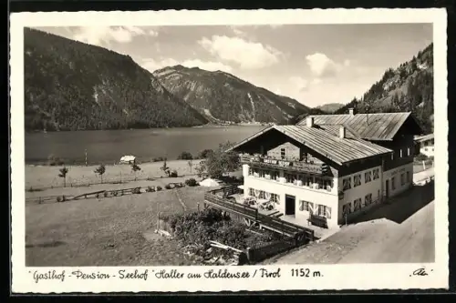 AK Nesselwängle, Haller am Haldensee, Gasthof-Pension Seehof