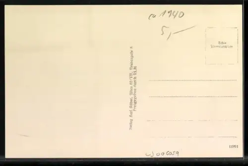 AK Gmünd /Kärnten, Statue, Junge mit Gans