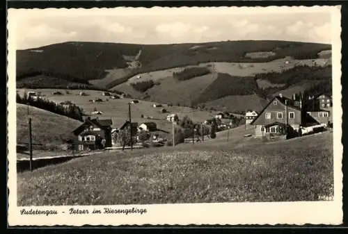AK Petzer im Riesengebirge, Panorama