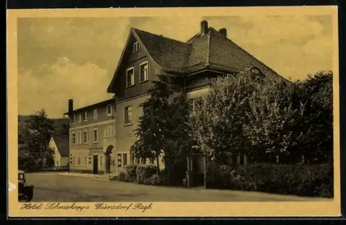 AK Giersdorf /Rsgb., Hotel Schneekoppe