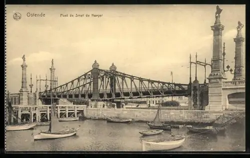 AK Ostende, Le Pont de Smet de Naeyer