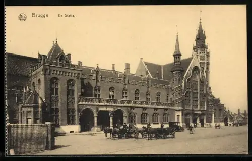 AK Brugge, De Statie, Bahnhof