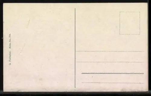 AK Metz, St. Georgenbrücke mit St. Segolenakirche