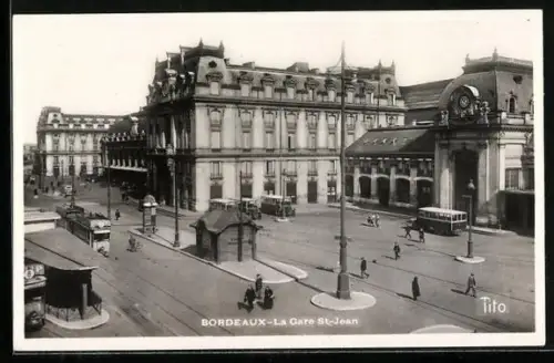 AK Bordeaux, La Gare St-Jean