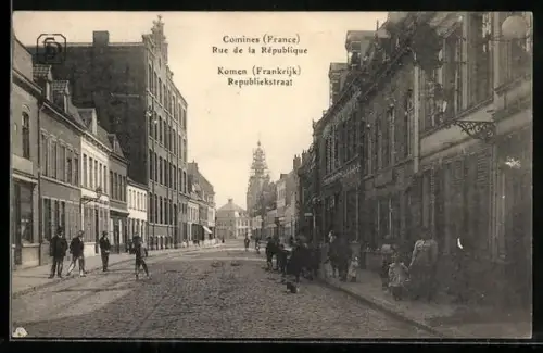 AK Comines, Rue de la République, Strassenpartie