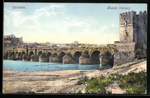 AK Cordoba, Puente romano con la ciudad en el fondo