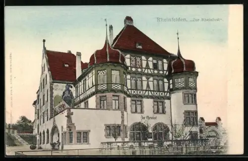 AK Rheinfelden, Gasthaus Zur Rheinlust