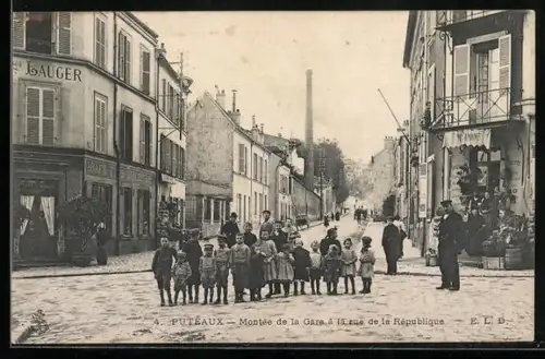 AK Puteaux, Montée de la Gare à la rue de la République