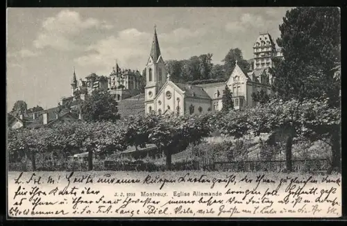 AK Montreux, Eglise Allemande