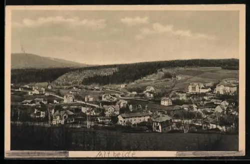 AK Bad Altheide, Gesamtansicht mit Blick zur Töpferkoppe