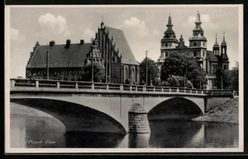 AK Posen / Poznan, Partie am Dom