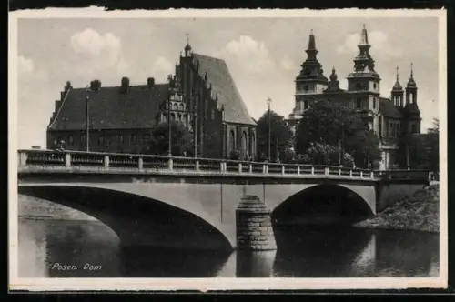 AK Posen / Poznan, Partie am Dom