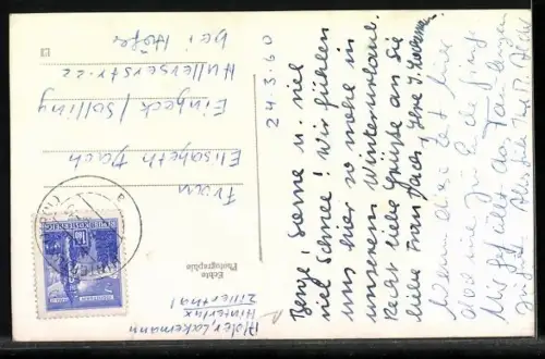 AK Bad Hintertux, Winterpanorama im Zillertal