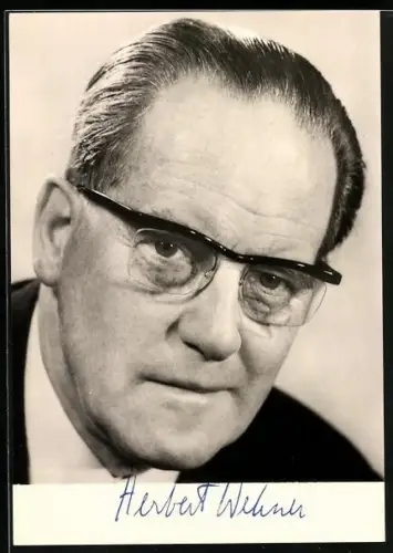 AK Portrait Herbert Wehner, Mitglied des SPD-Präsidiums