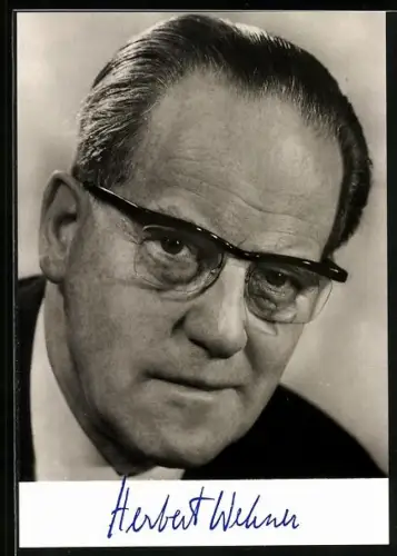 AK Portrait Herbert Wehner, Mitglied des SPD-Präsidiums
