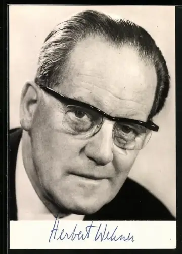AK Portrait Herbert Wehner, Mitglied des SPD-Präsidiums