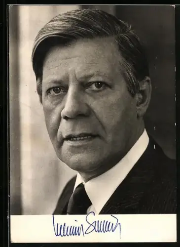 AK Portrait Bundeskanzler Helmut Schmidt