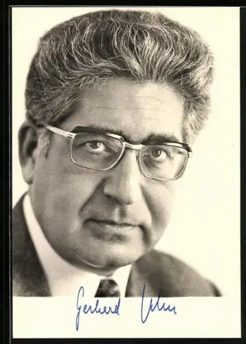 AK Portrait des Bundesministers für Justiz Gerhard Jahn