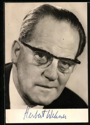AK Portrait Herbert Wehner, Mitglied des SPD-Präsidiums