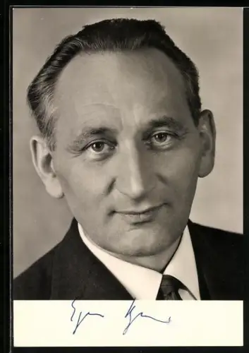 AK Porträt Egon Bahr, Bundesminister f. besondere Aufgaben