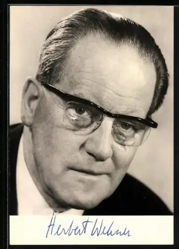 AK Portrait Herbert Wehner, Mitglied des SPD-Präsidiums