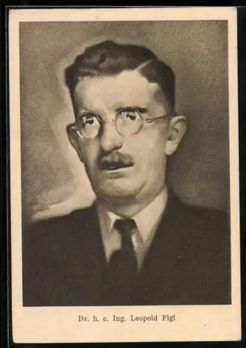 AK Dr. h. c. Ing. Leopold Figl, österreichischer Bundeskanzler