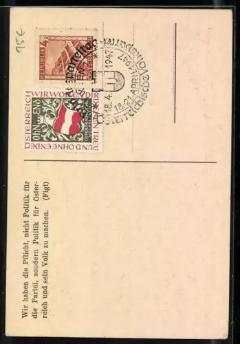 AK Dr. h. c. Ing. Leopold Figl, österreichischer Bundeskanzler