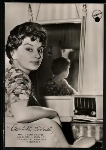 AK Schönheitskönigin Carmela Künzel, Miss Germany 1959