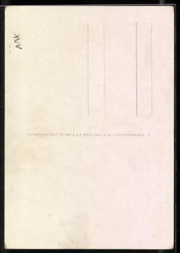 AK Junge Frau mit rotem Haar, Portrait im Art Deco-Stil