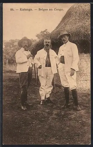 AK Katanga, Belges au Congo