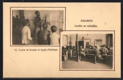 AK Kisantu, Lecon de lecture et lecon d`écriture, Leesles en schrijfles