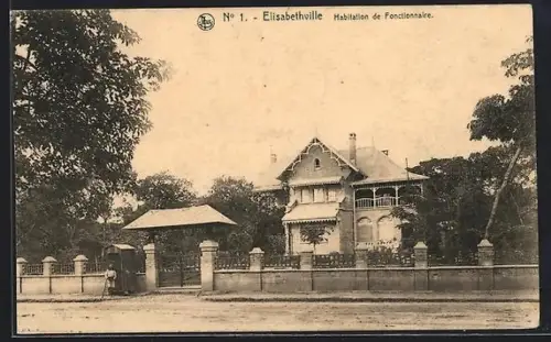 AK Elisabethville, Habitation de Fonctionnaire