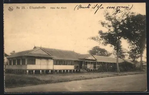 AK Elisabethville, Hôtel Roi Albert
