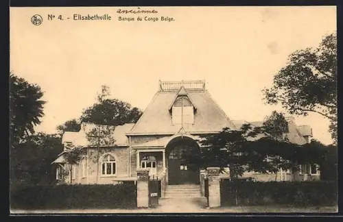 AK Elisabethville, Banque du Congo Belge