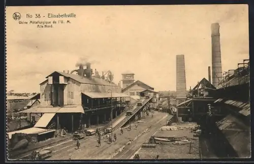 AK Elisabethville, Usine Métallurgique de l`U. M., Aile Nord