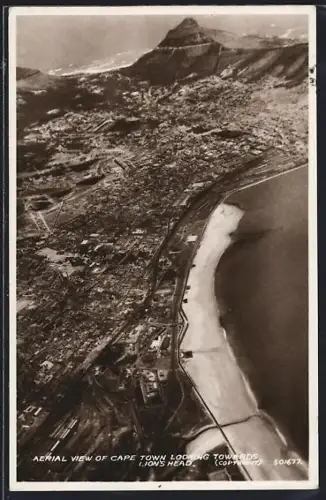 AK Cape Town, Aerial View Looking Towards Lion`s Head