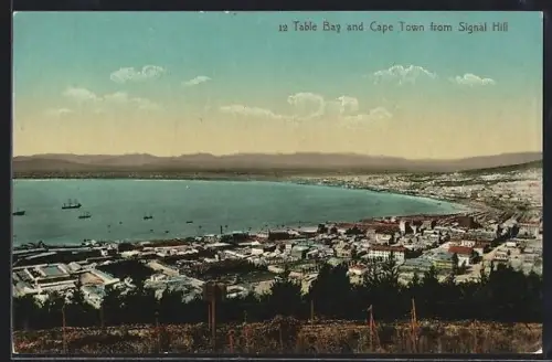 AK Cape Town, Table Bay and Cape Town from Signal Hill